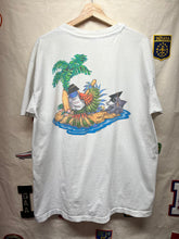 Load image into Gallery viewer, Vintage Jimmy Buffett Domino College Summer Session Tour 1995 White T-Shirt: XL
