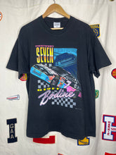 Load image into Gallery viewer, Vintage Geoff Bodine NASCAR 7 Exide Black Racing T-Shirt: XL
