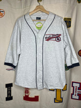 Load image into Gallery viewer, Vintage Ball State Cardinals Ash Grey Half 3/4 Sleeve Baseball Jersey: Large
