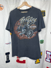 Load image into Gallery viewer, Vintage Harley Davidson Bad Boy 1995 Faded Distressed Black T-Shirt: Medium
