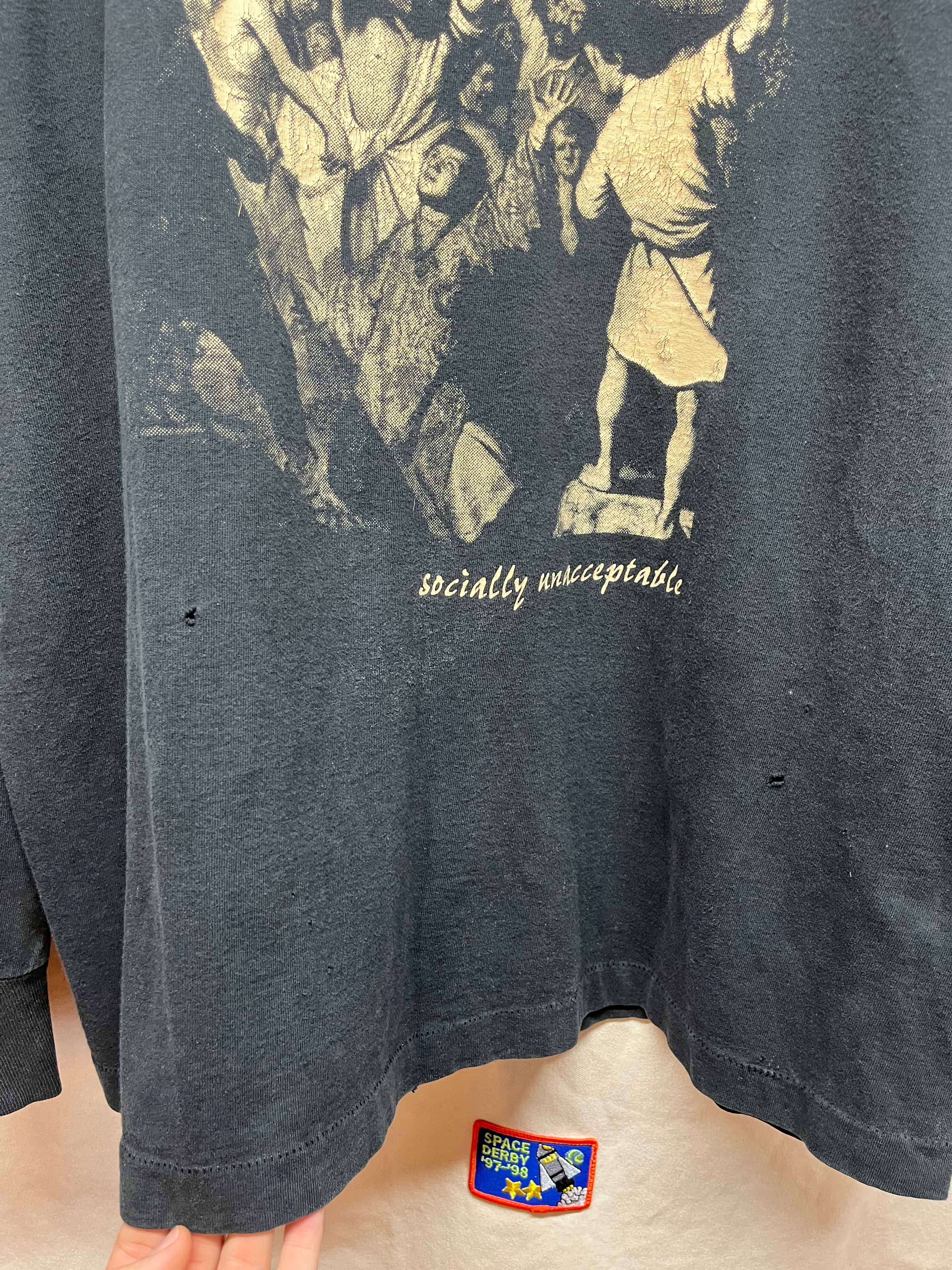 Vintage Jesus Freaks Christian Hardcore Longsleeve T-Shirt: XL