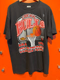 Vintage 1998 Chicago Bulls NBA Champions T-Shirt: XL