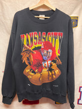 Load image into Gallery viewer, Vtg Kansas City Chiefs Breakthrough Nutmeg 1994 NFL Football Crewneck Sweatshirt: Large
