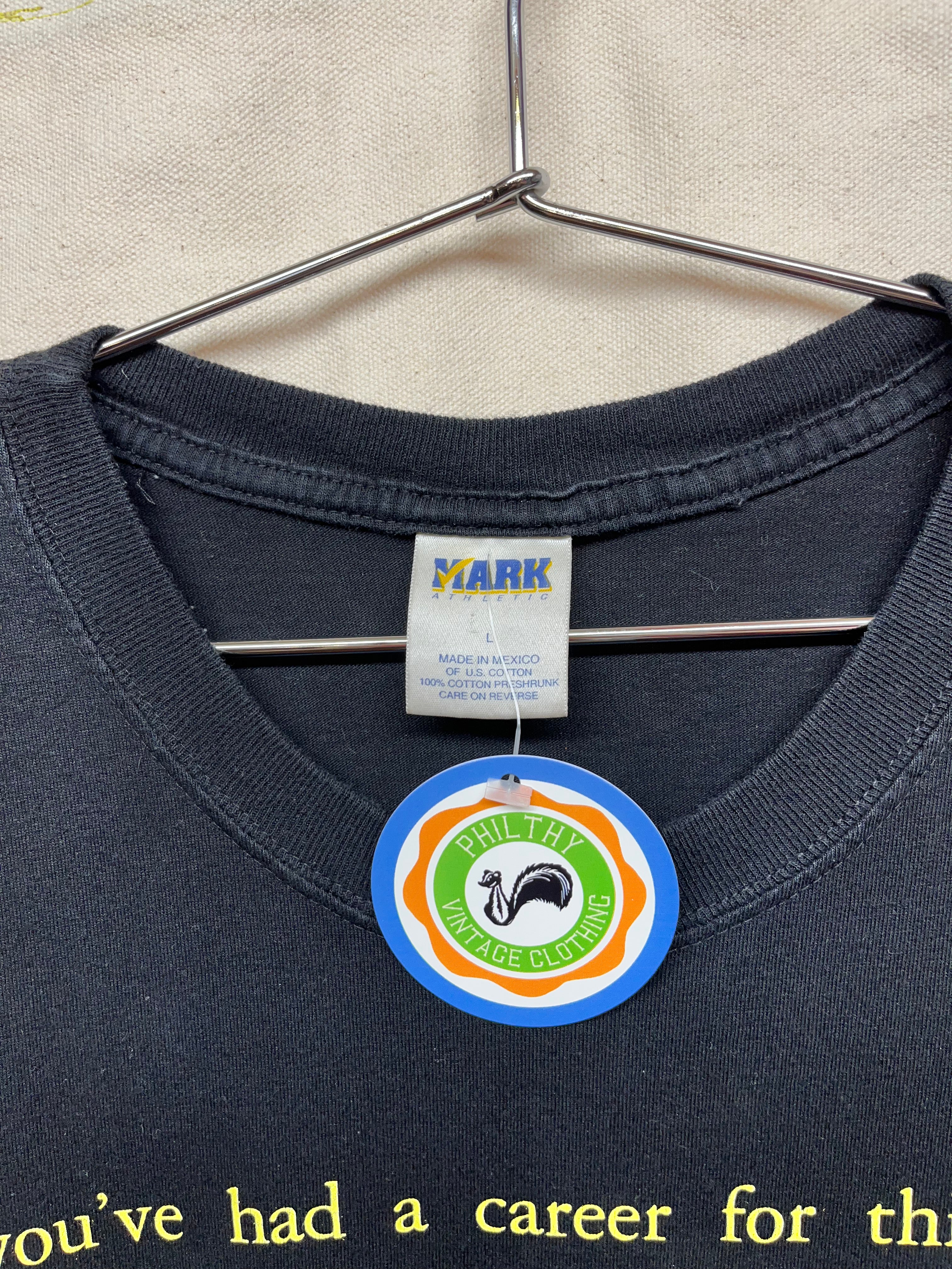 Vintage An Evening With Elton John Concert Tour Black T-Shirt: Large