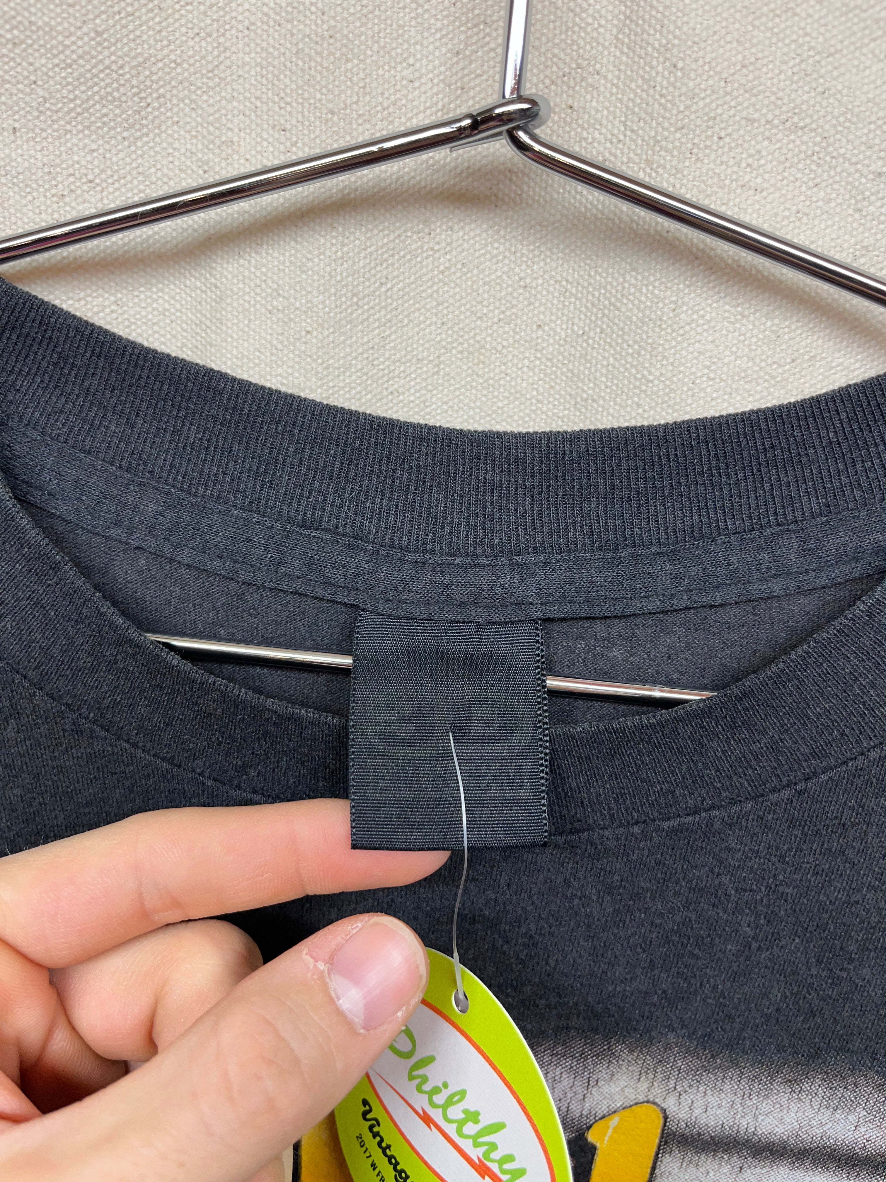 Vintage Ugly Angels Military Gunner 3D Emblem Just Brass Black T-Shirt: XL