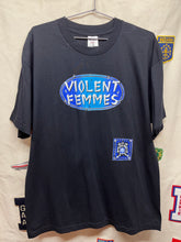 Load image into Gallery viewer, Vintage Bootleg Violent Femmes Band On Tour Black T-Shirt: XL
