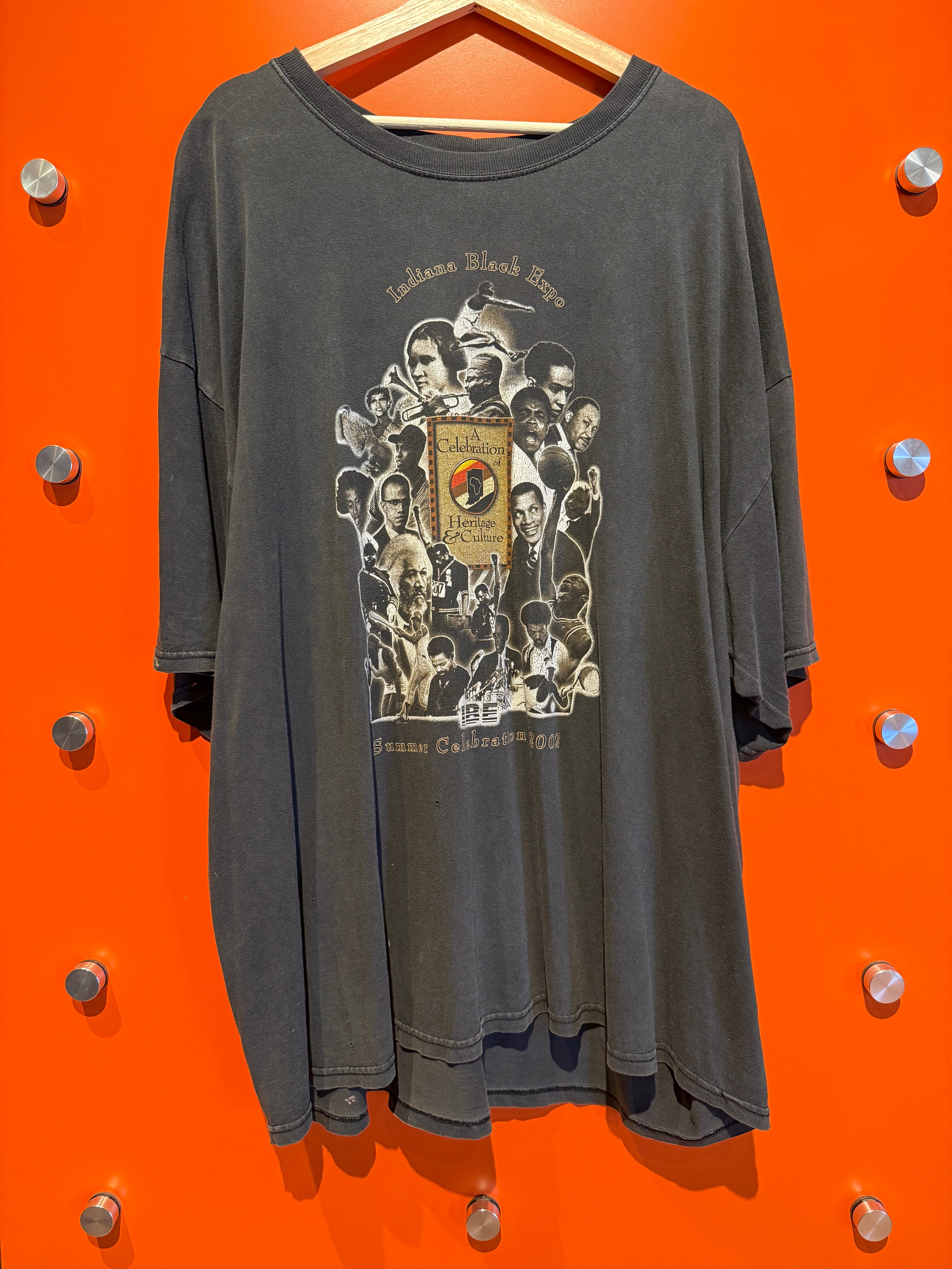 Vintage 2002 Indiana Black History Summer Celebration T-Shirt: XXXL