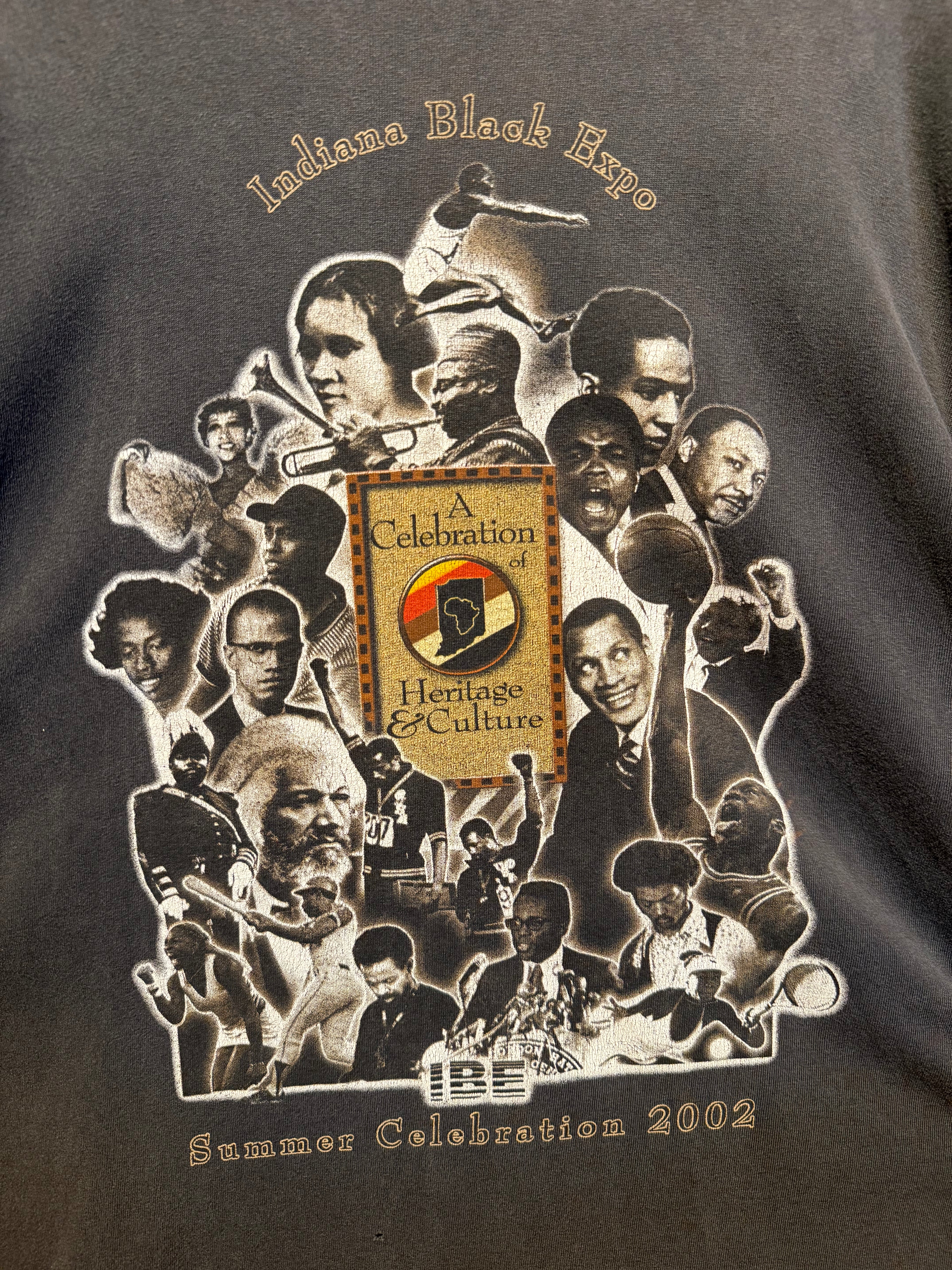 Vintage 2002 Indiana Black History Summer Celebration T-Shirt: XXXL