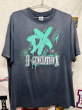 Vintage DX D-Generation WWE Wrestling Triple H Michaels Faded Black T-Shirt: XL