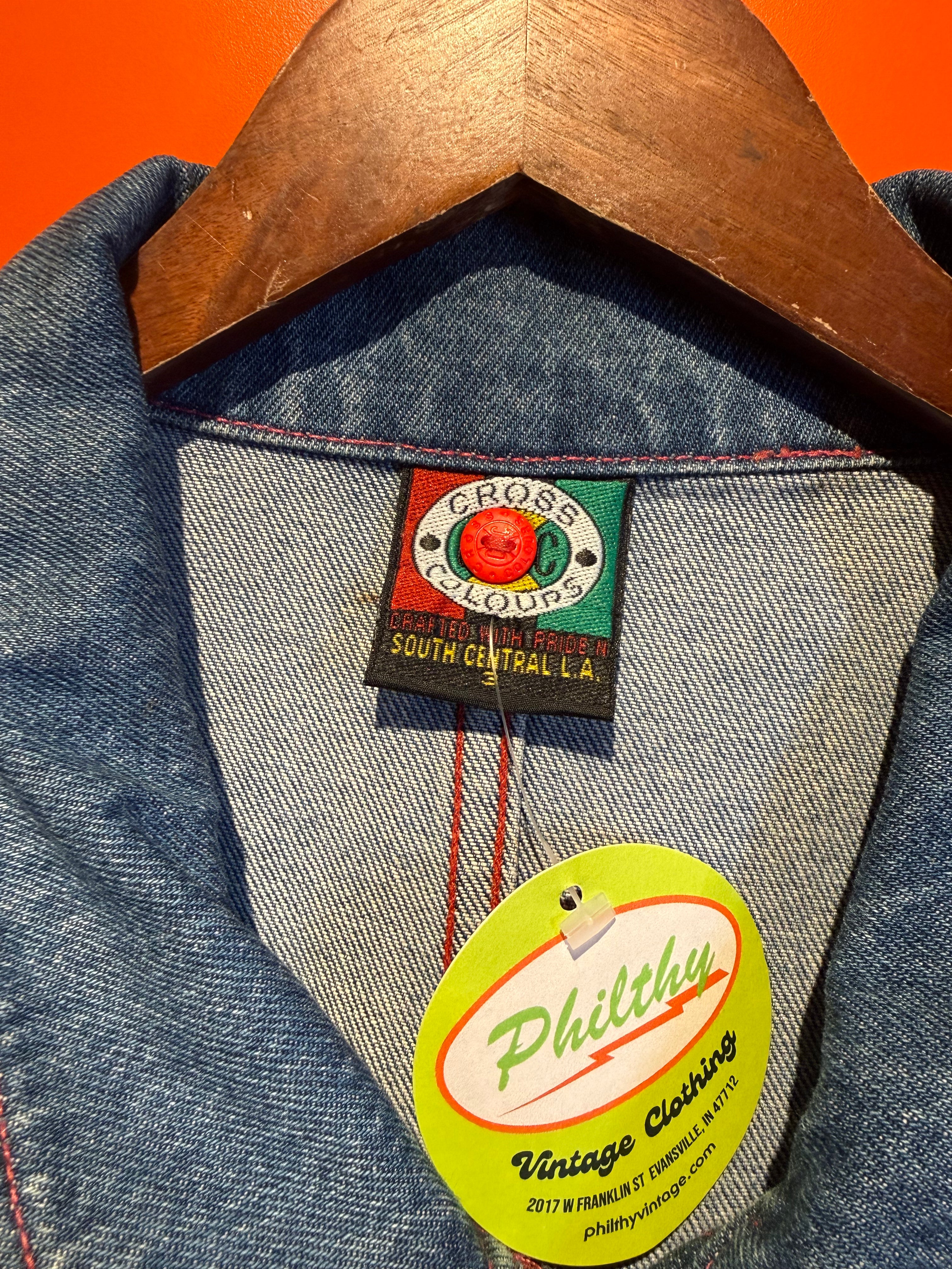 Vintage Cross Colours Denim Jacket: 2XL/3XL