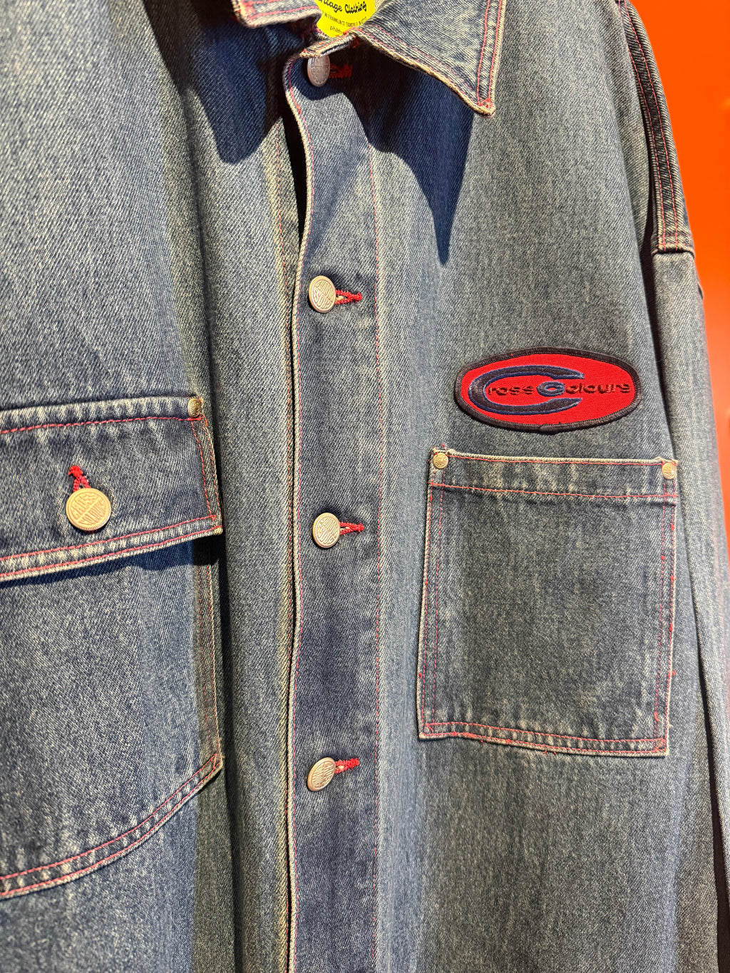 Vintage Cross Colours Denim Jacket: 2XL/3XL