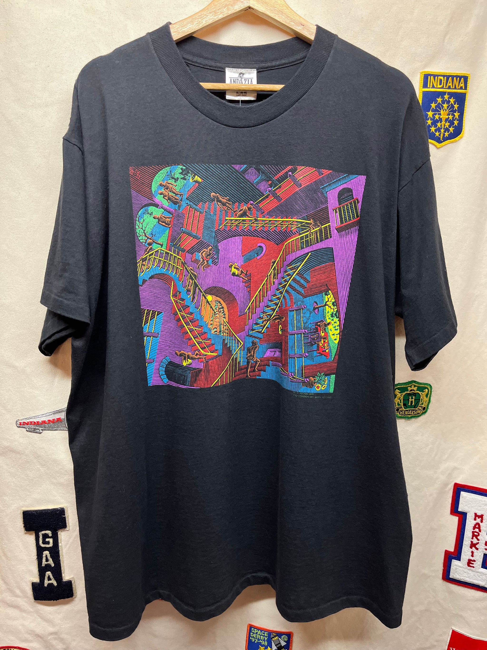 vintage MC Escher 1898-1972 t-shirt c 91 single stitch