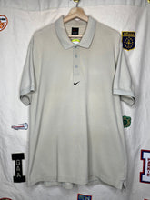 Load image into Gallery viewer, Vintage Nike Center Swoosh Tan Collared Polo Shirt: Large
