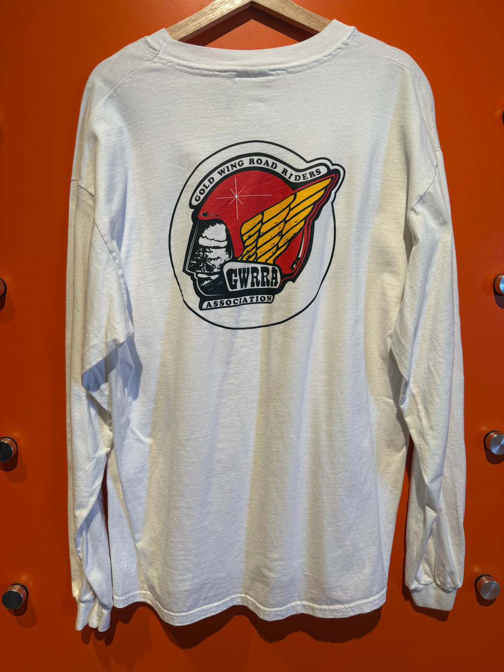 Vintage GWRRA Association Rad Gold Wing Road Riders T-Shirt: XL