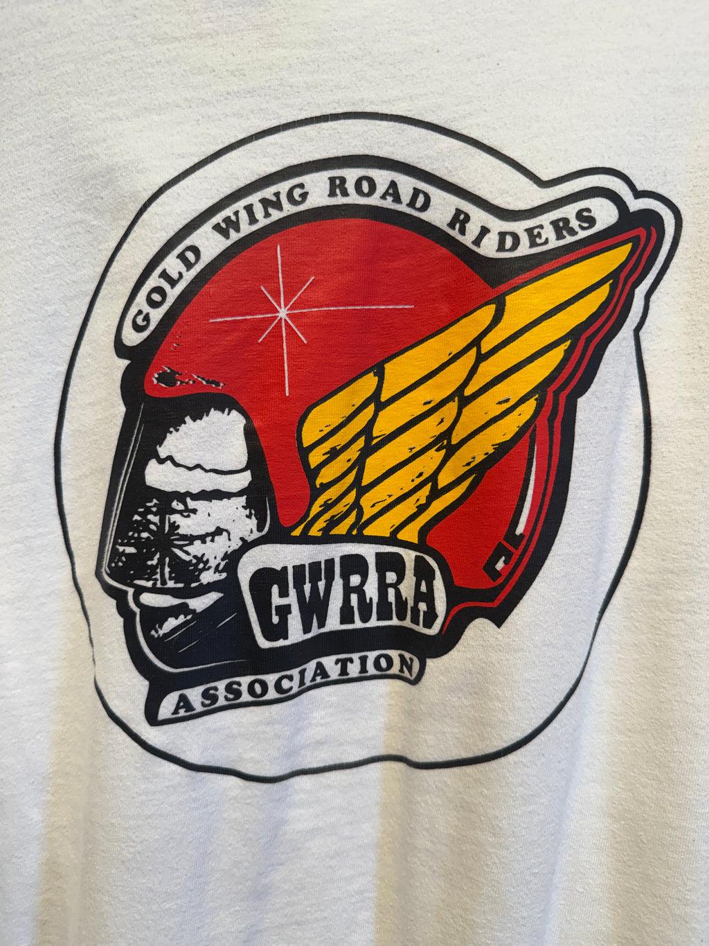 Vintage GWRRA Association Rad Gold Wing Road Riders T-Shirt: XL