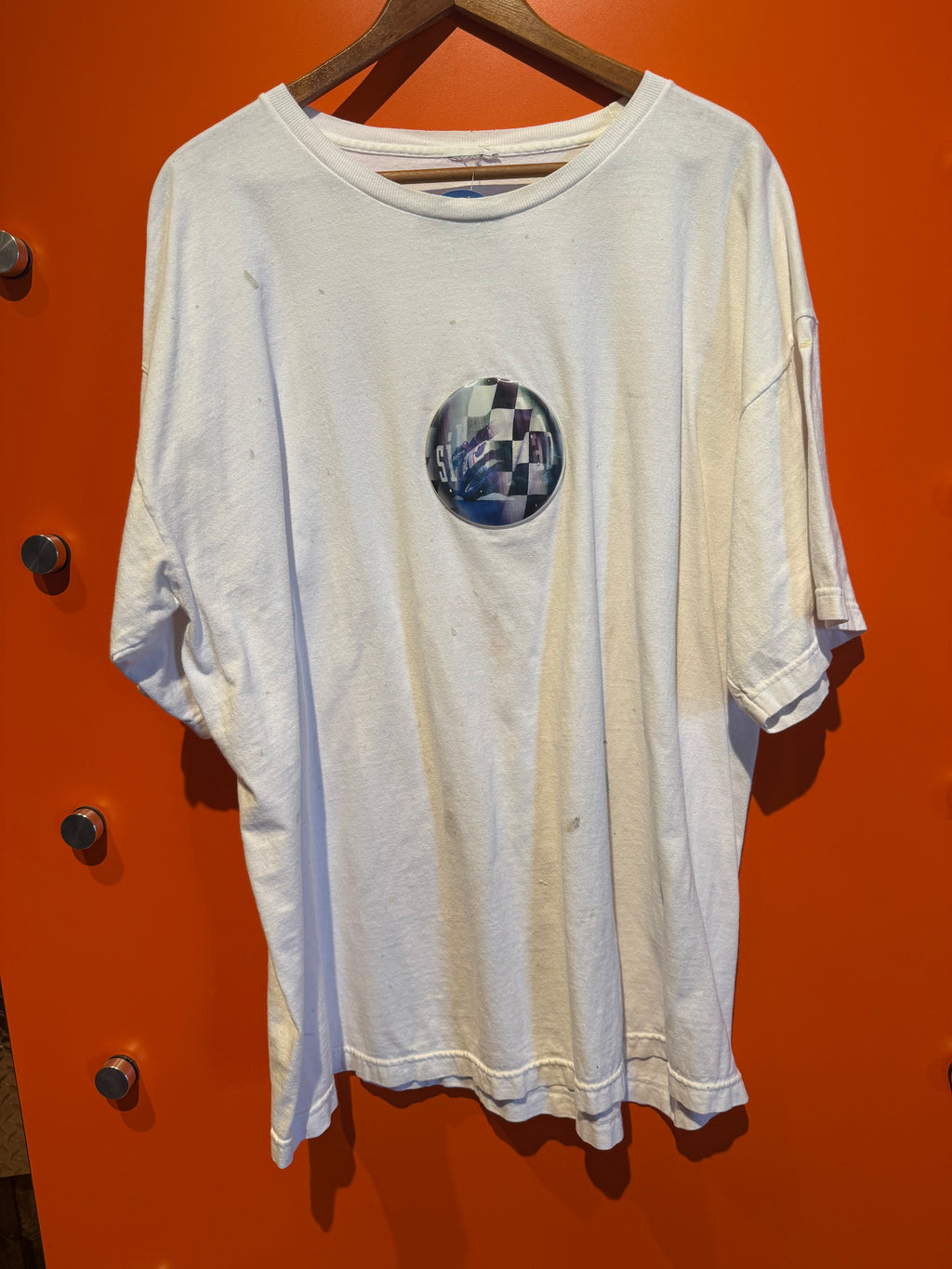 Vintage Holographic SilverTab T-Shirt: XL