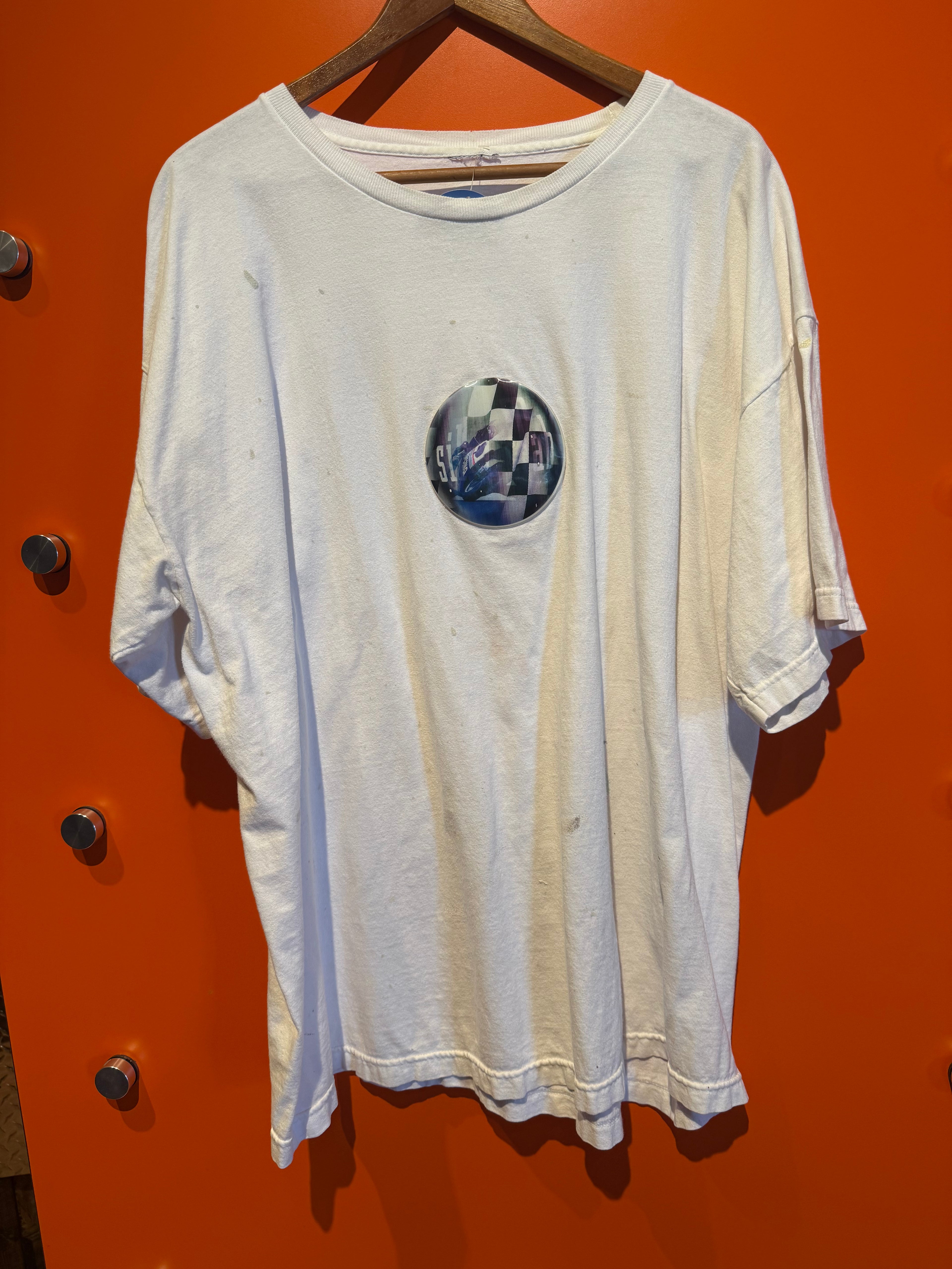 Vintage Holographic SilverTab T-Shirt: XL