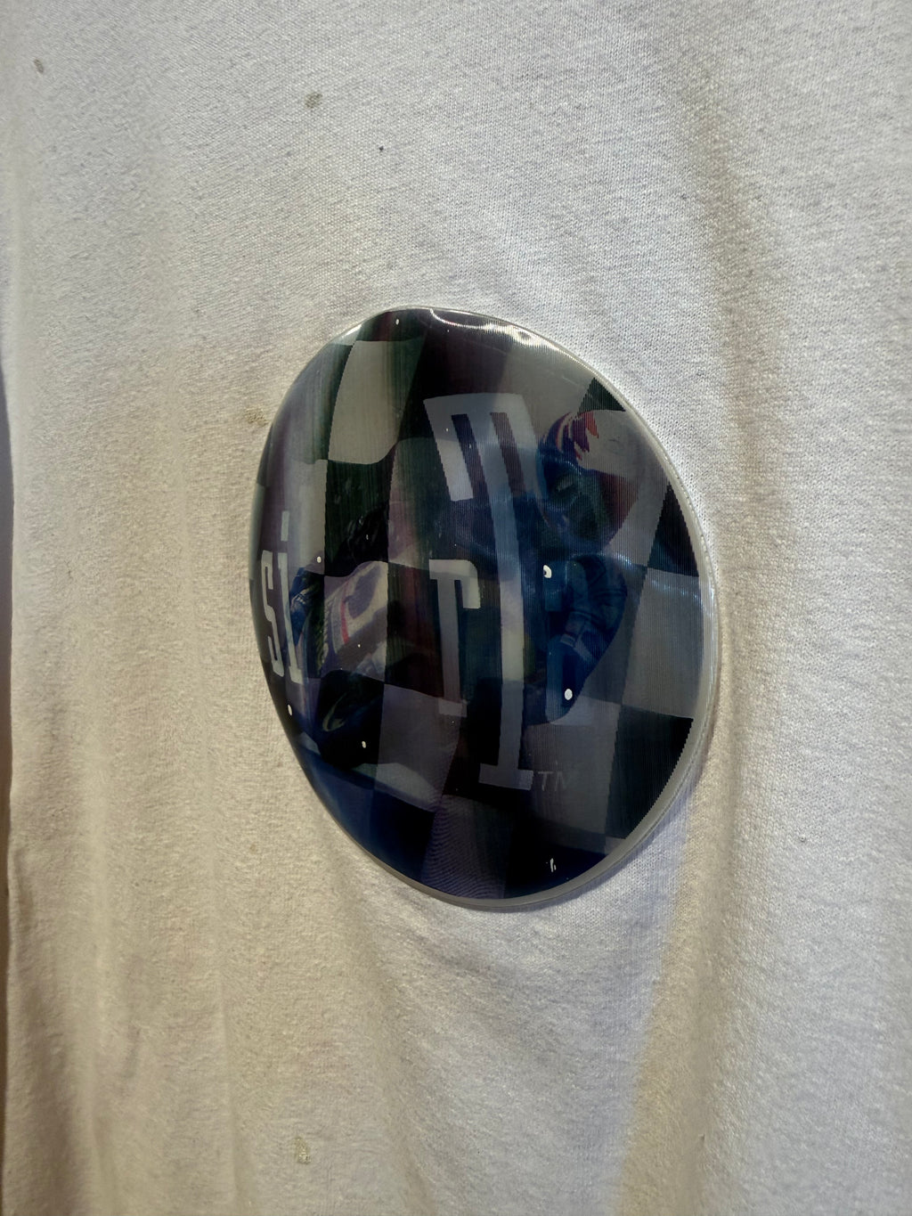 Vintage Holographic SilverTab T-Shirt: XL