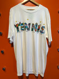 Vintage Vaughan & Co Tennis T-Shirt: XL