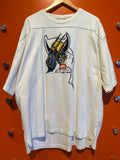 Vintage 1972 Ecko Unlimited Wolverine Black Rhino Exhibit Stitch Design T-Shirt: XXXL