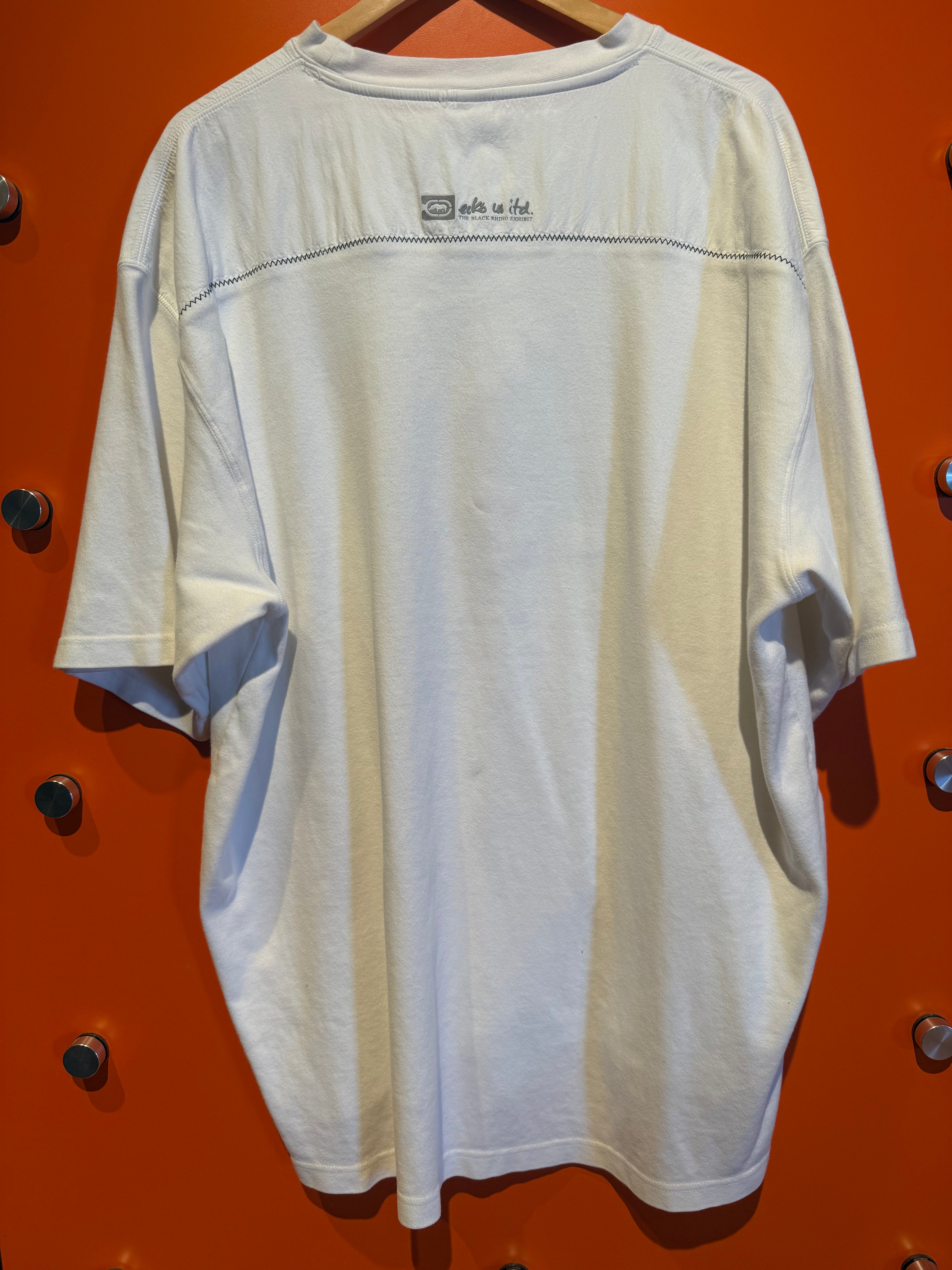 Vintage 1972 Ecko Unlimited Wolverine Black Rhino Exhibit Stitch Design T-Shirt: XXXL