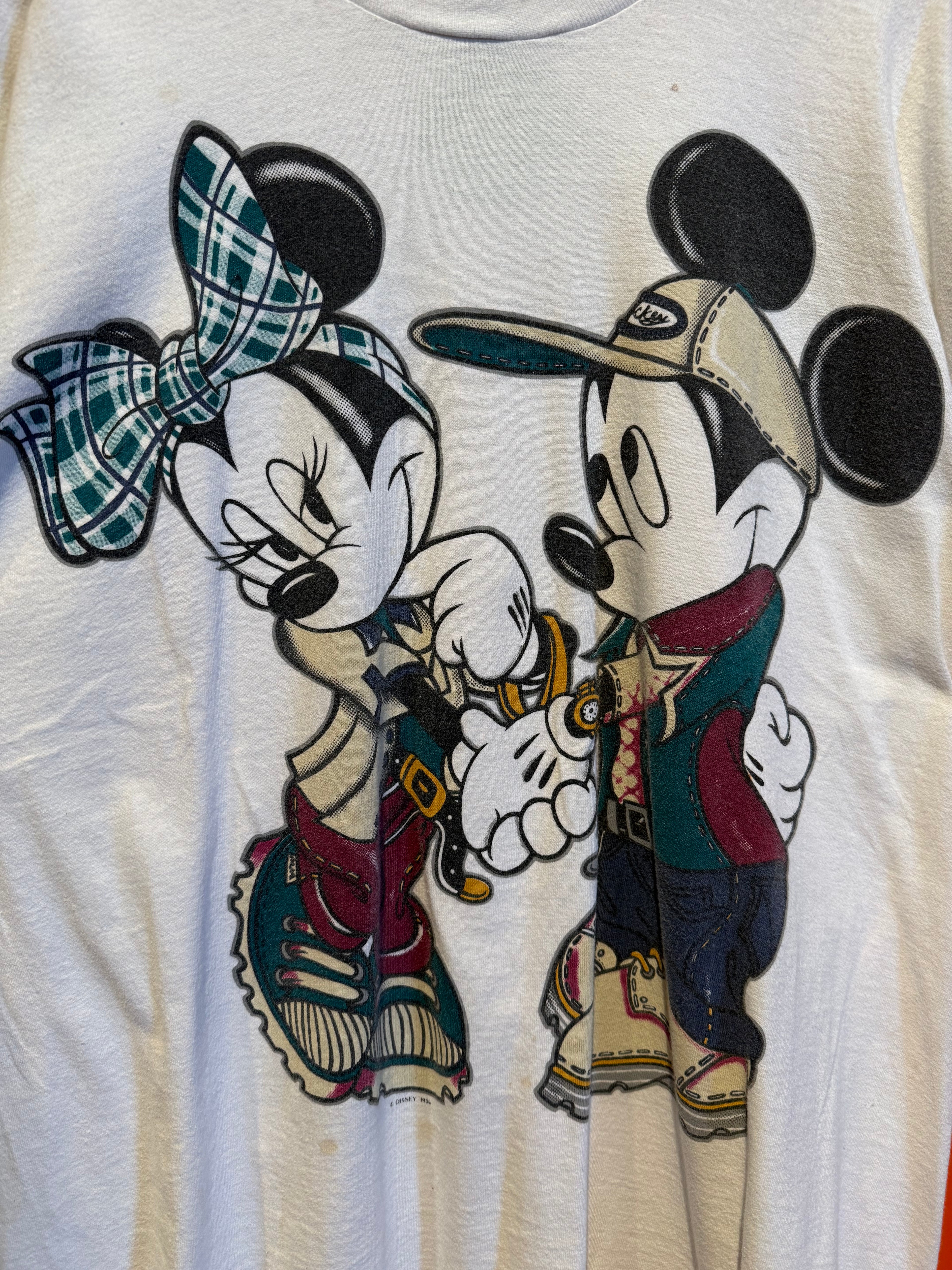 Vintage Disney Mickey Mouse T-Shirt: XL