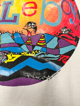 Load image into Gallery viewer, Vintage Bugle Boy Neon Psychedelic Surf 90&#39;s Graphic T-Shirt: XL
