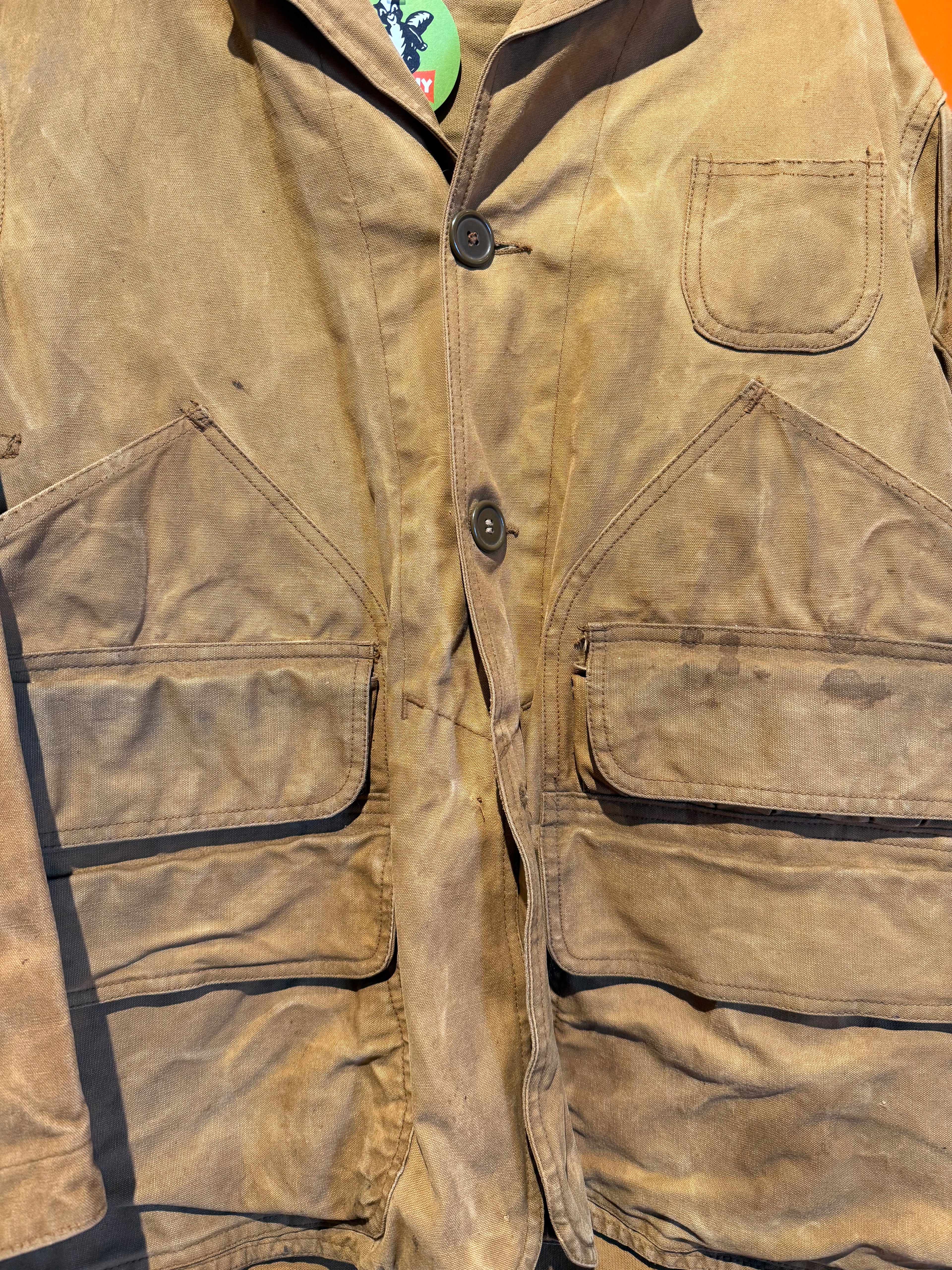 Vintage Utilitarian Workwear Jacket