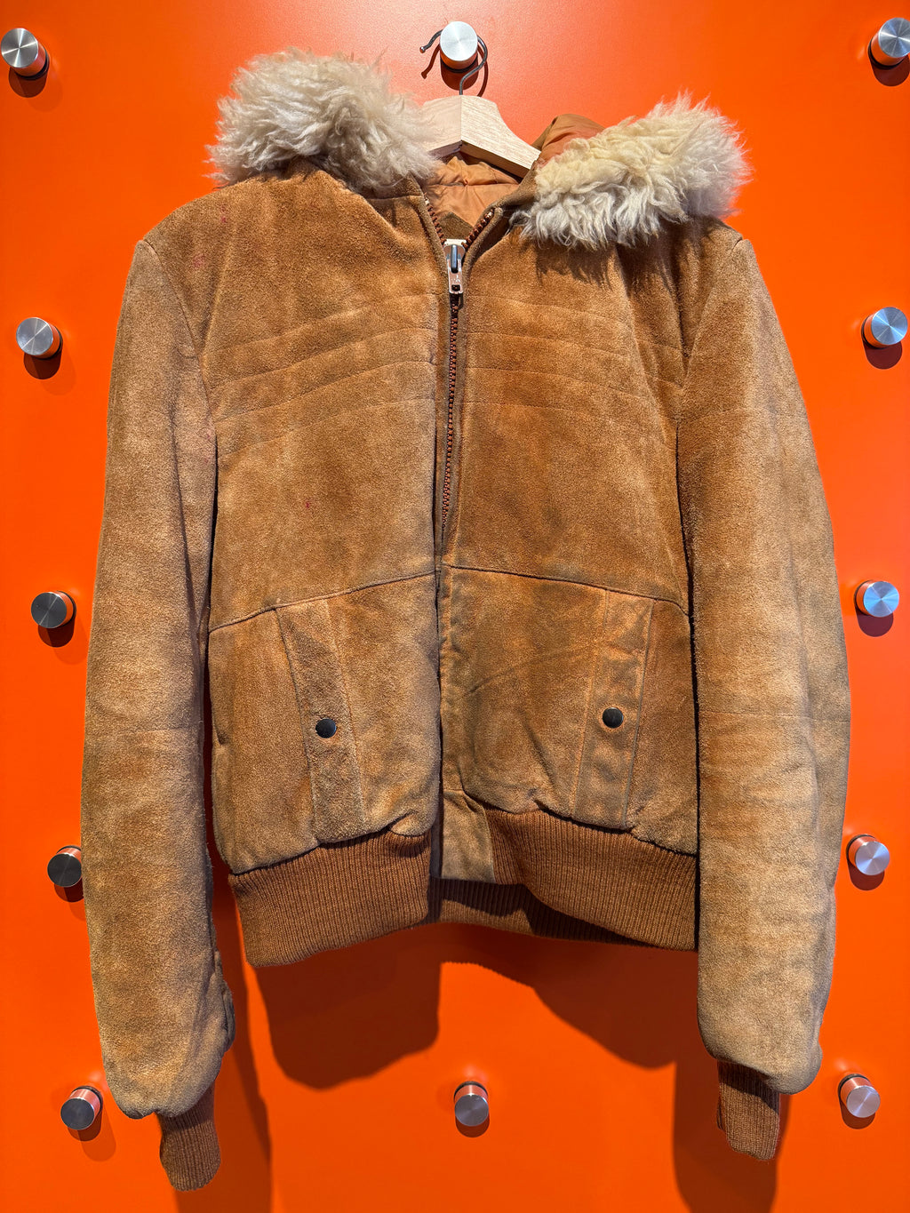 Vintage L'Avion Zip-Up Bomber Jacket: M