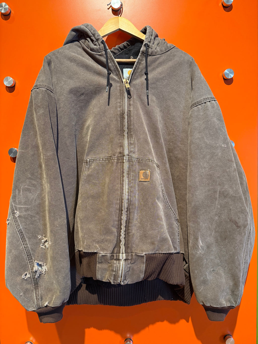Vintage Carhartt Workwear Zip-up Jacket: XXL