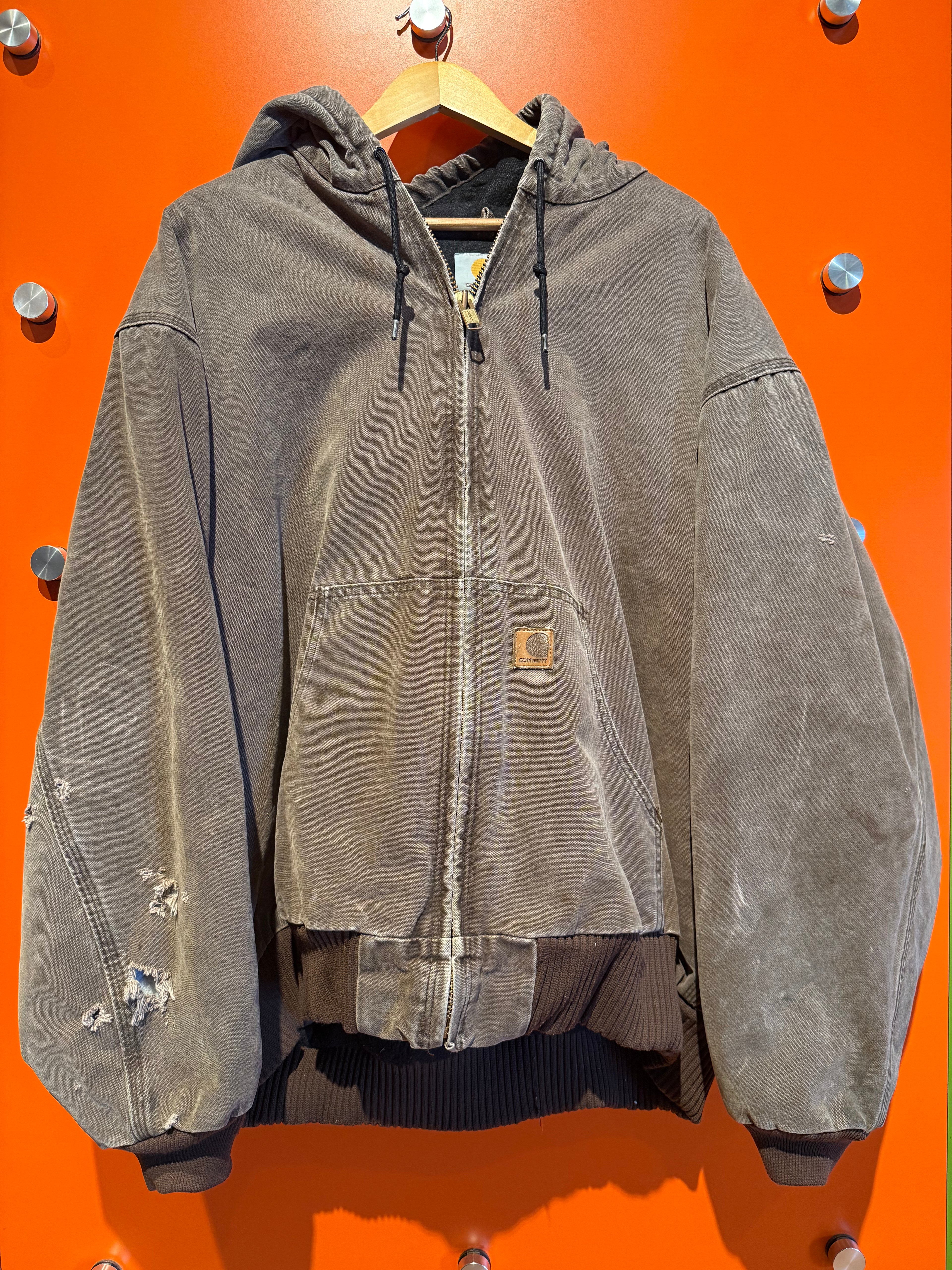 Vintage Carhartt Workwear Zip-up Jacket: XXL