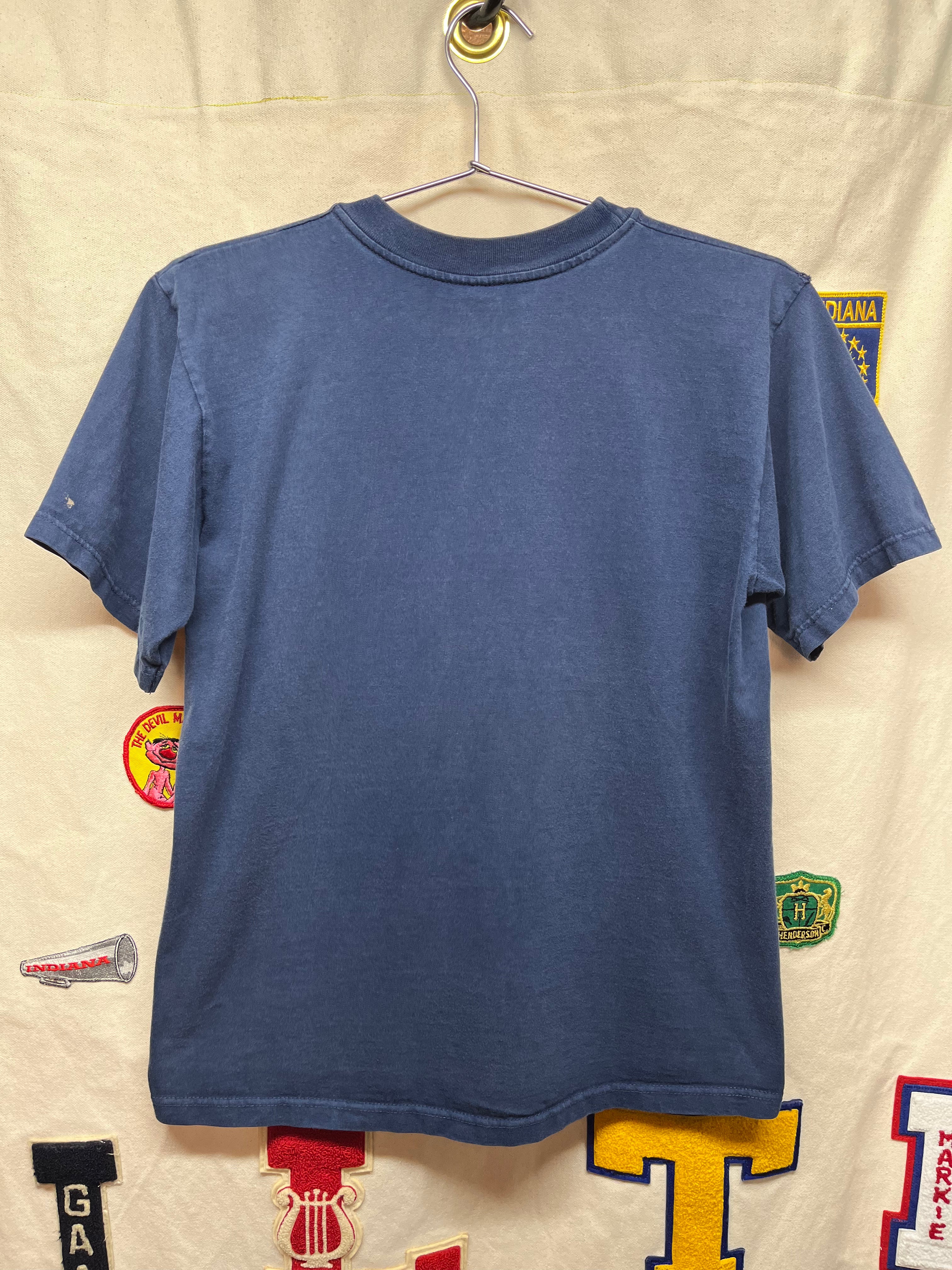 Vintage University of Evansville Arc Spellout T-Shirt: M