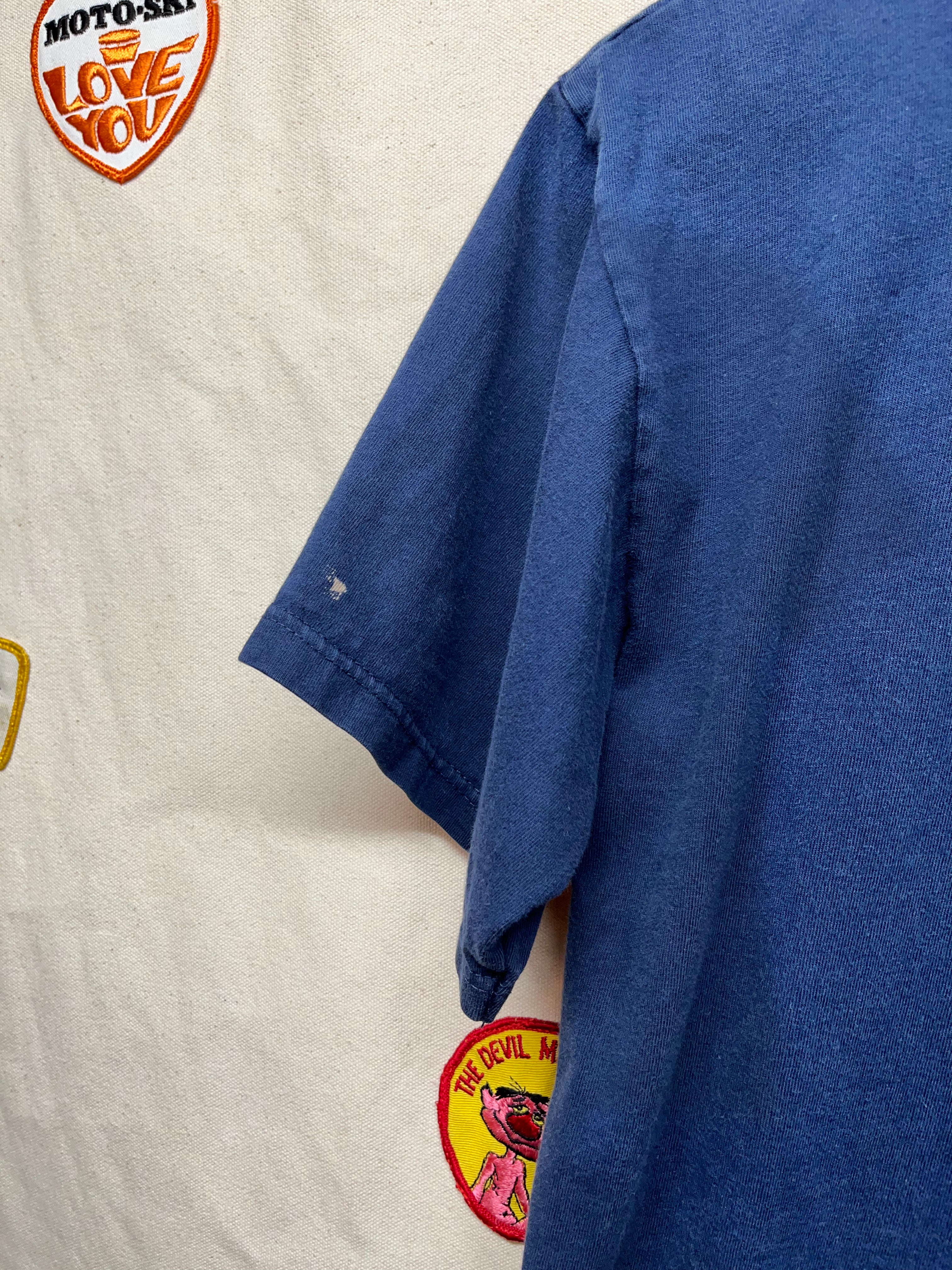 Vintage University of Evansville Arc Spellout T-Shirt: M