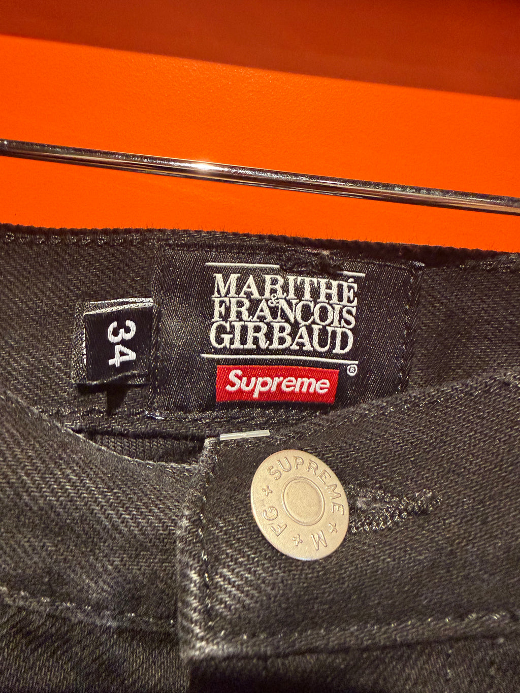 Vintage Supreme x Marithe Francois Girbaud Denim Shorts: 34"