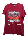 Vintage University of Alabama Crimson Tide Elephants Smokin the Competition Surgeon General Warning T-Shirt: Large