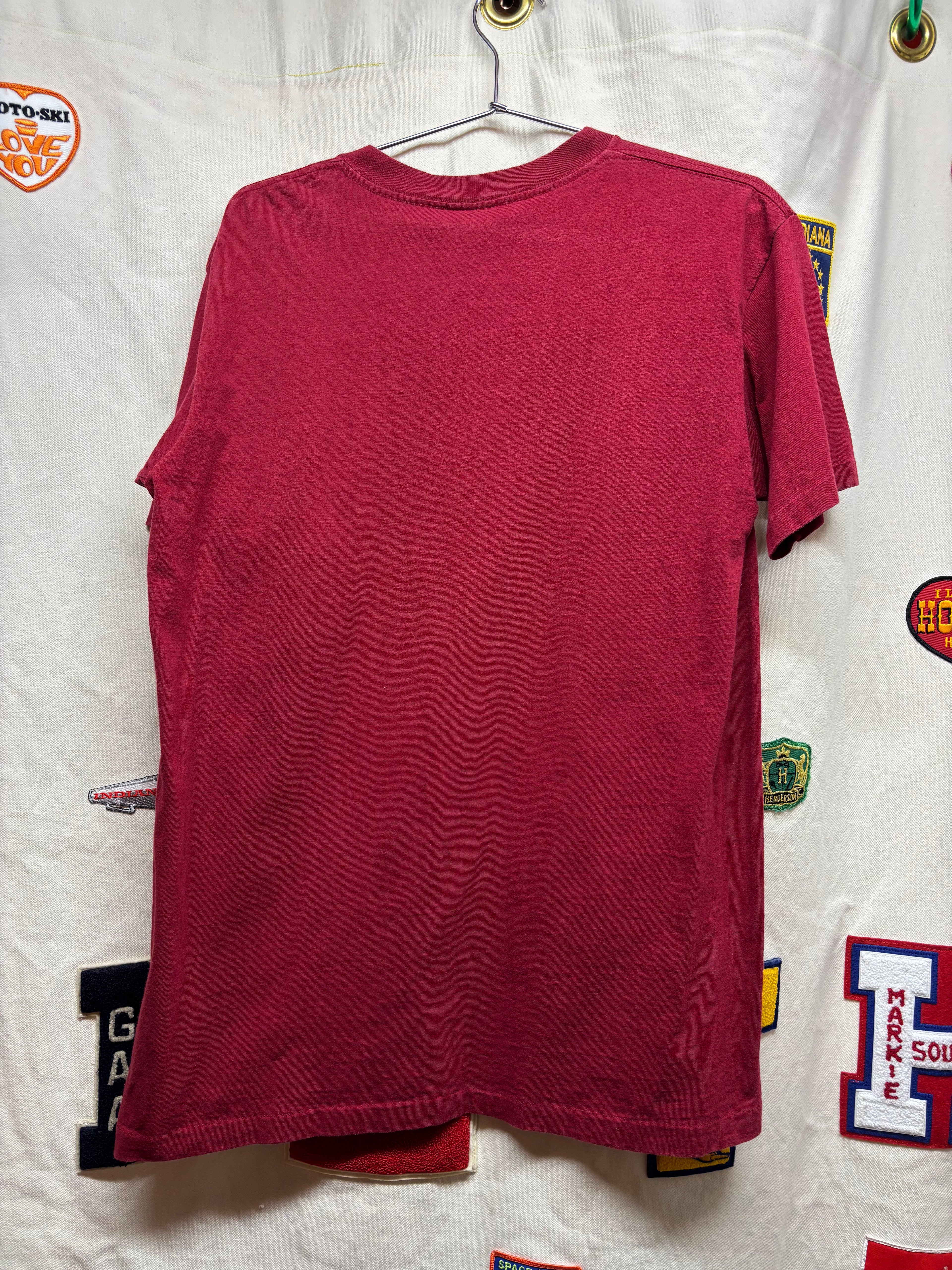 Vintage University of Alabama Crimson Tide Elephants Smokin the Competition Surgeon General Warning T-Shirt: Large