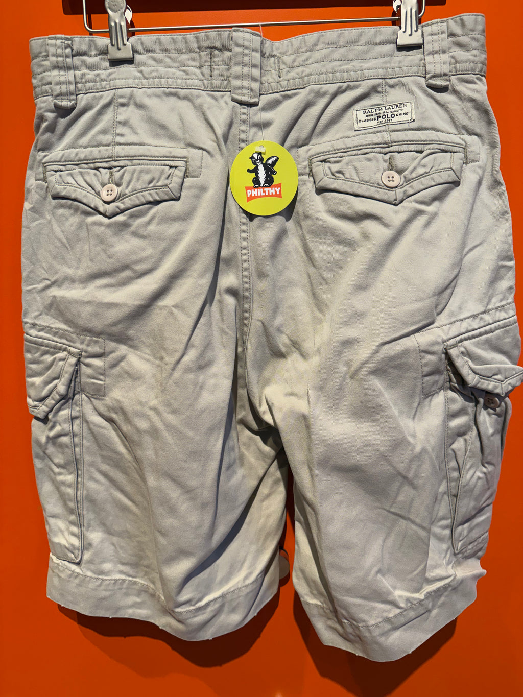 Vintage Polo Ralph Lauren Cargo Shorts: 33"