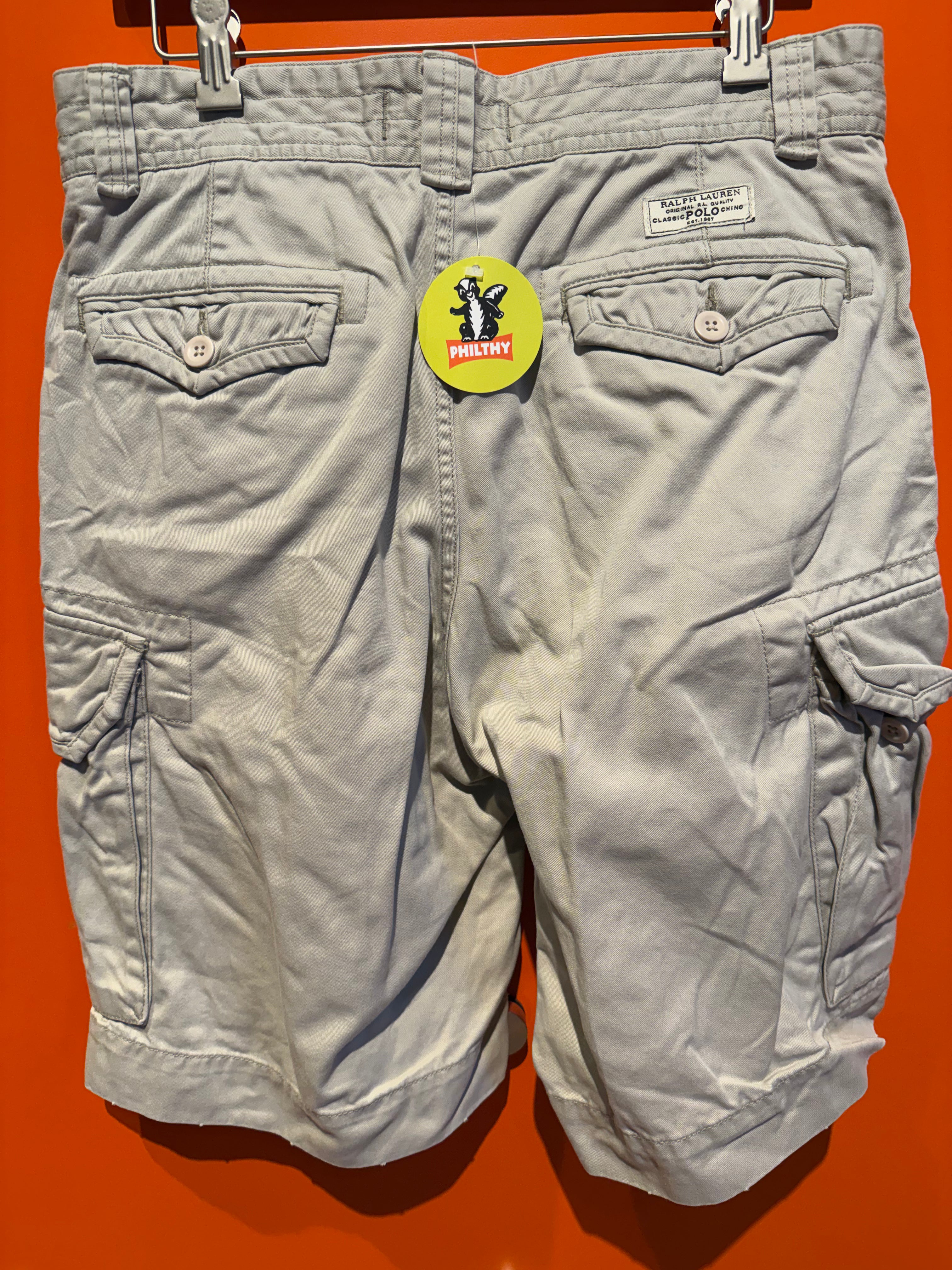 Vintage Polo Ralph Lauren Cargo Shorts: 33"