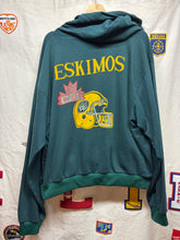 Load image into Gallery viewer, Vintage CFL Edmonton Eskimos Football Green Hoodie Sweatshirt: 2XL
