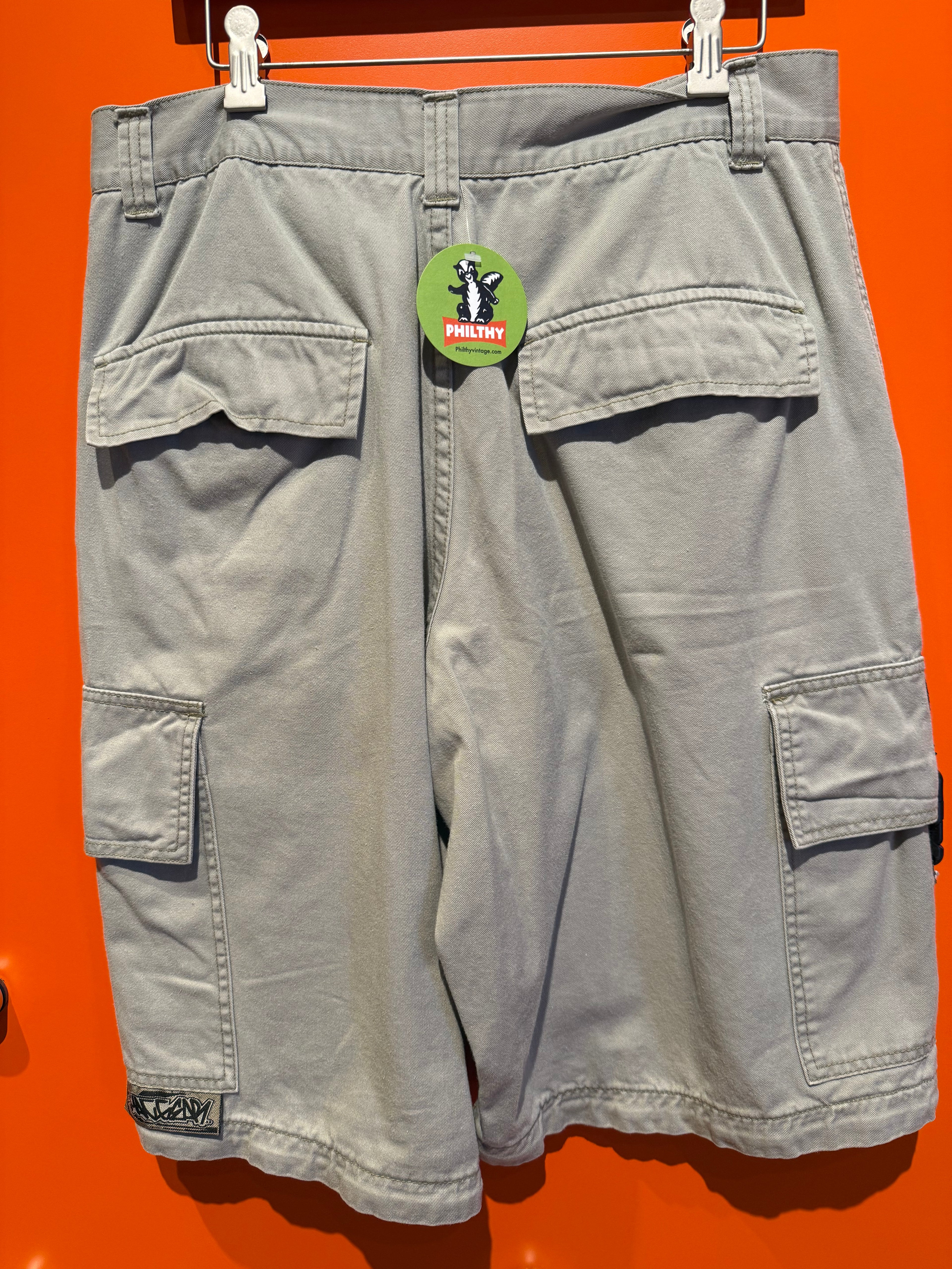 Vintage Mac Gear Jnco Graffiti Conart Style Cargo Shorts: 34"