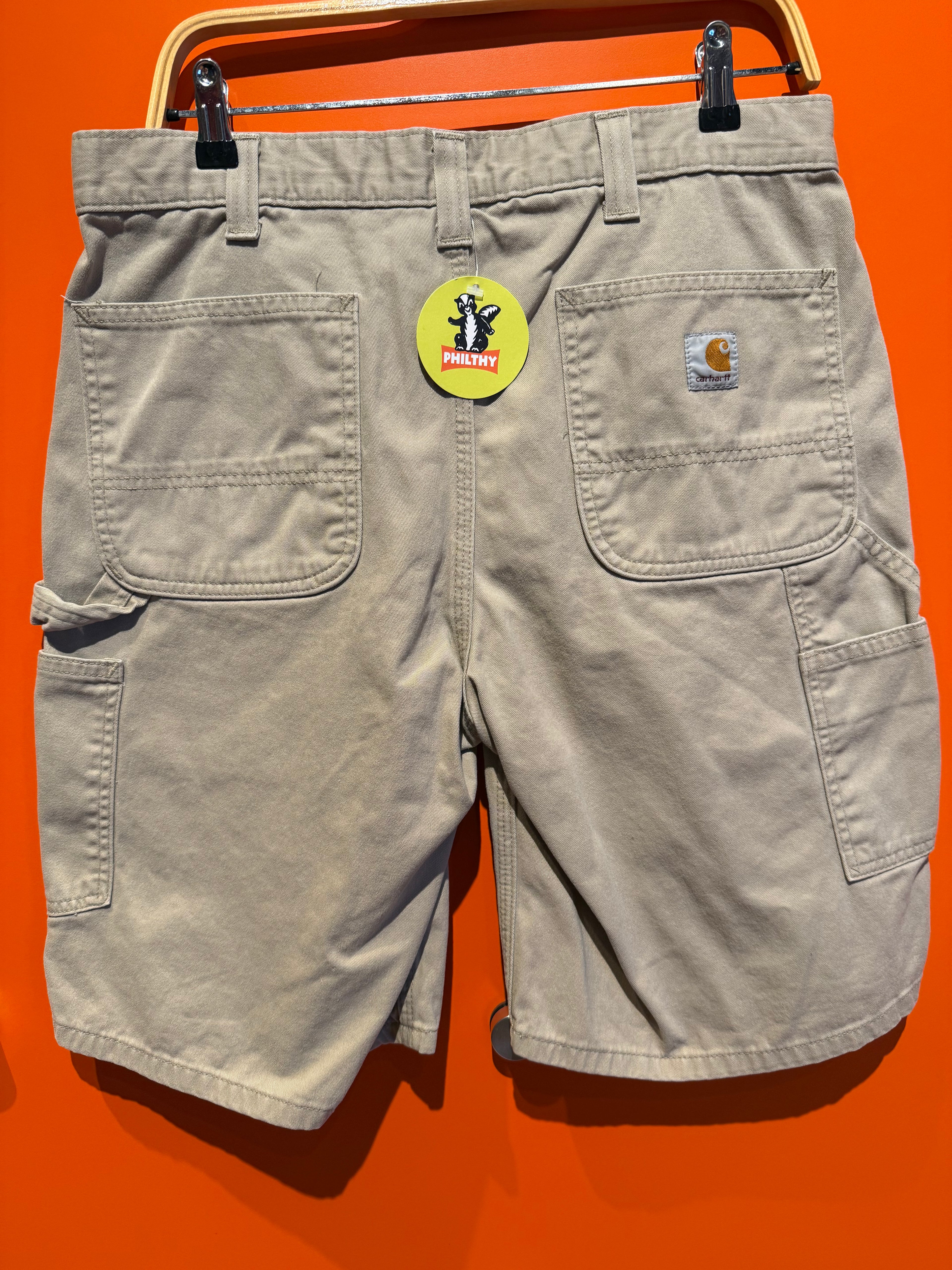 Vintage Carhartt Carpenter Cargo Shorts: 33"