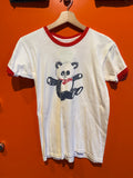 Vintage Panda Bear T-Shirt: S