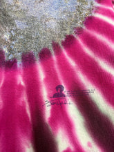 Load image into Gallery viewer, Vintage Jimi Hendrix In From The Storm Lyrics Pink Tie-Dye 1997 T-Shirt: XL
