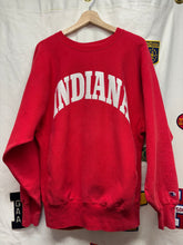 Load image into Gallery viewer, Vintage Indiana University Hoosiers IU Red Champion Reverse Weave Crewneck Sweatshirt: Large
