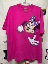 Load image into Gallery viewer, Vintage Minnie Mouse Grabbing Double Sided Pink Disney Sleep Shirt: XXL
