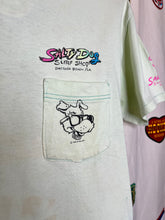 Load image into Gallery viewer, Vintage Salty Dog Surf Shop 80&#39;s Daytona Beach Florida Green Pocket T-Shirt: Medium
