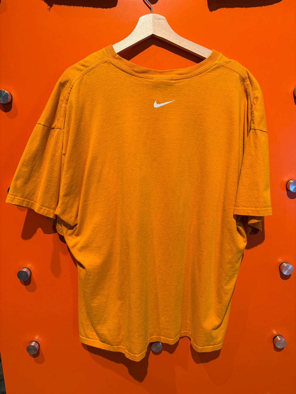 Vintage Y2K Nike Air Orange T-Shirt: XXL