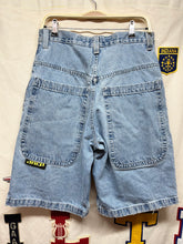 Load image into Gallery viewer, Vintage JNCO Stinger Baggy Light Wash Blue Denim Jean Shorts: 32
