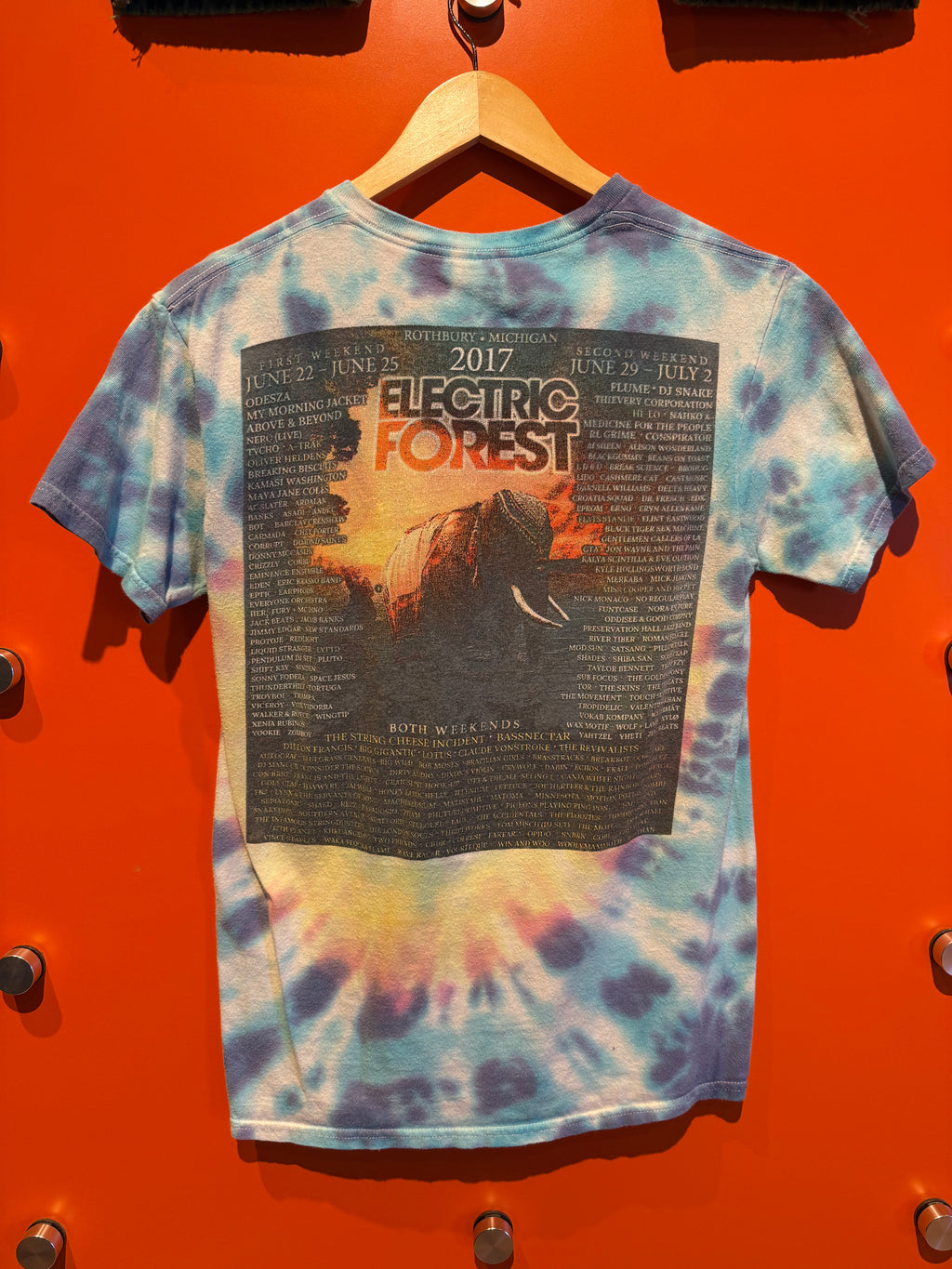 2017 Electric Forest Michigan Festival Tie-Dye: S