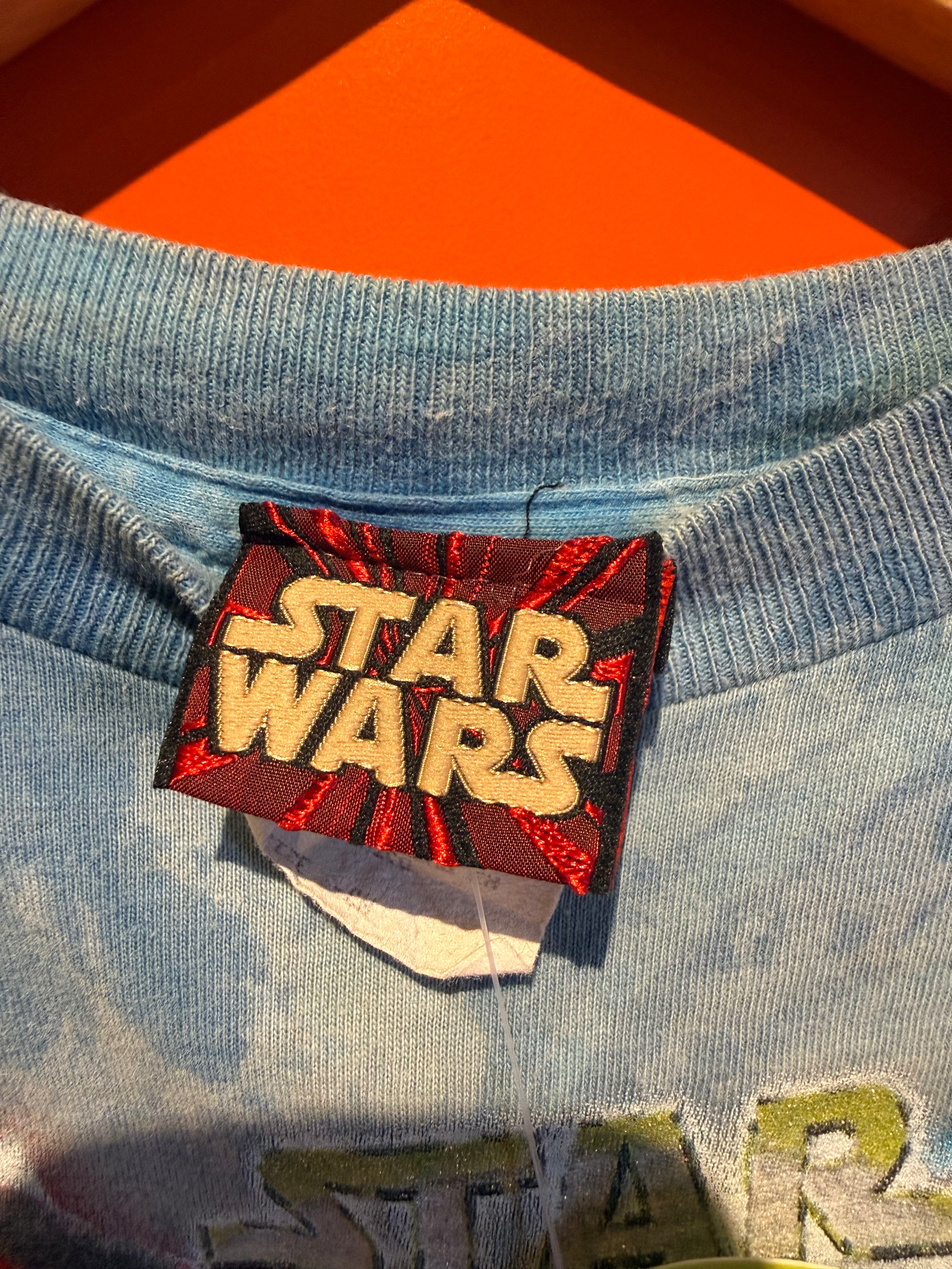 Vintage Star Wars Episode 1 Darth Mal Tie-Dye T-Shirt: Youth S